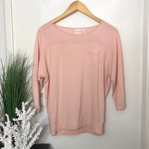 CHICO’S‎ Collection Pink Stretch Knit Blouse Top